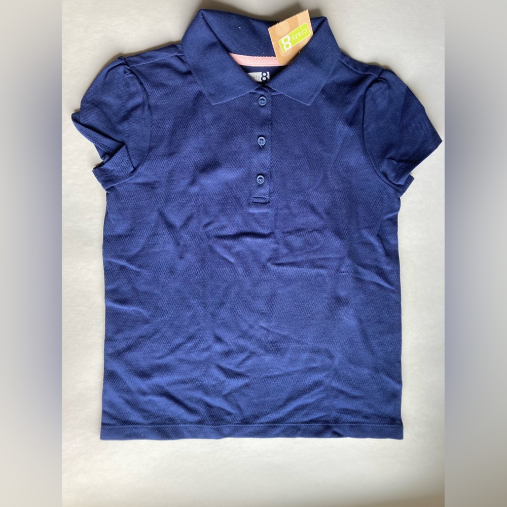 Crazy 8 girls uniform polos set of 2